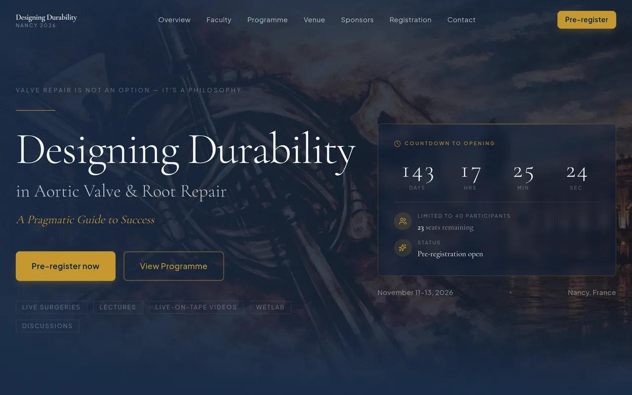 Designing Durability — Nancy 2026