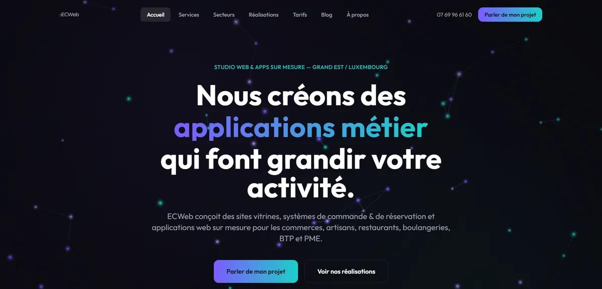Lancement du nouveau site EC-Web