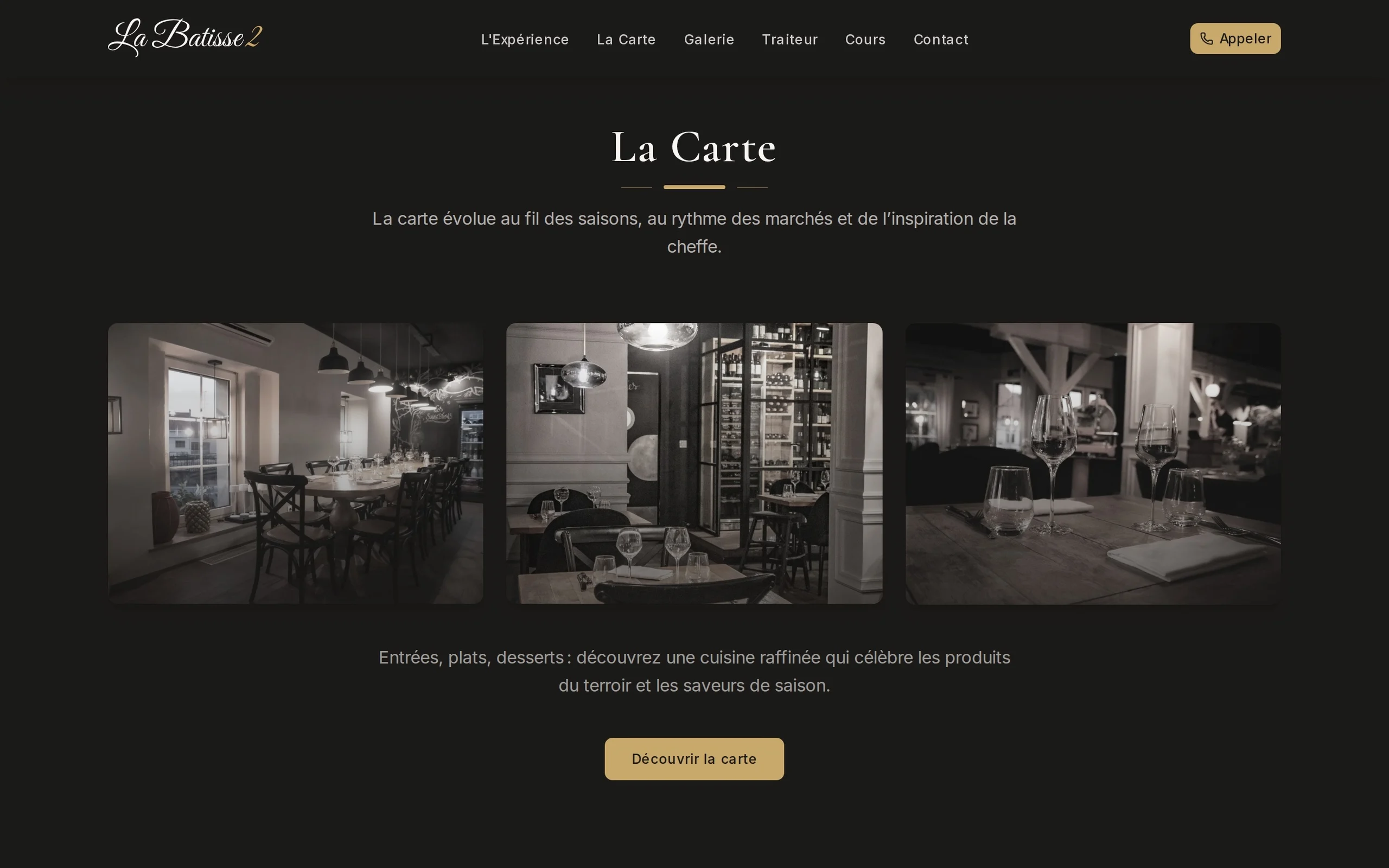 La Batisse 2, la carte