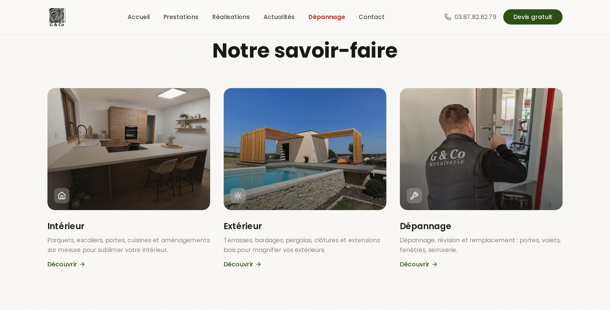 G&Co Menuiserie, savoir-faire